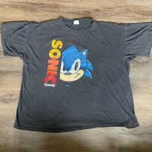 RARE Vintage sonic the hedgehog Video game t-shirt SEGA 1992 